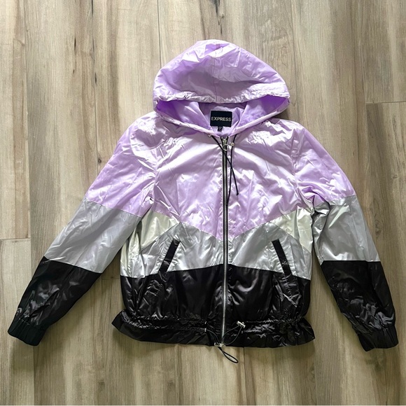 Express Color Block Windbreaker - Picture 1 of 5